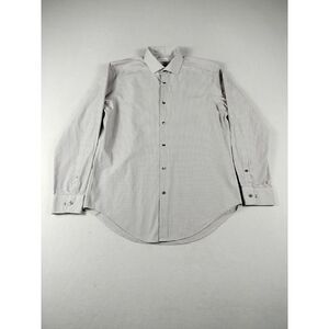 Calvin Klein Dress Shirt Men's‎ Medium 15.5 Multicolor Slim Fit Corpcore Office